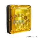 Lampara ALF, lente Amarilla, Luz Fija o Luz Intermitente 12/24Vdc, 24/220Vac