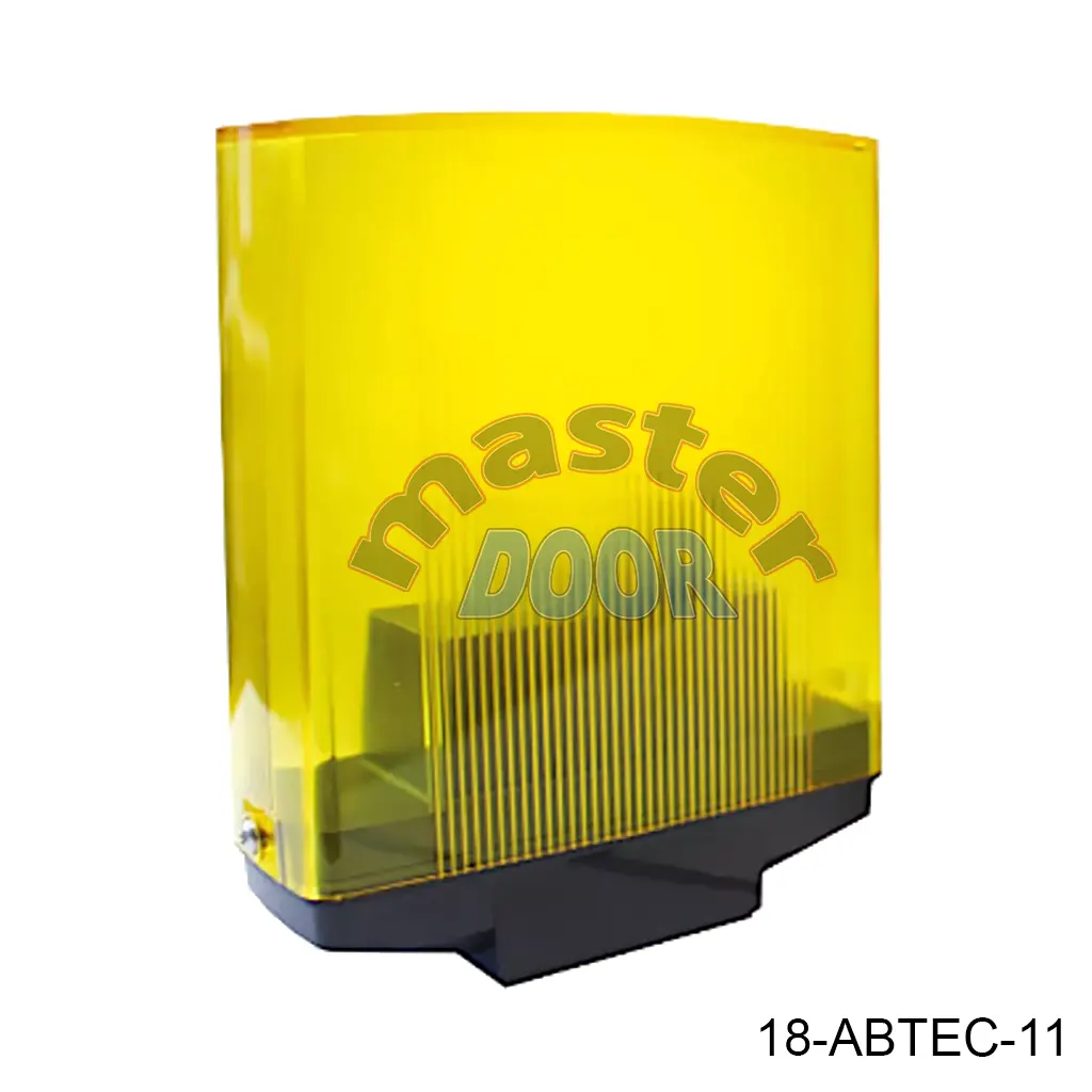 Lampara Blink con lente Amarilla 12/24vdc, 24/220Vac. Luz Fija o Luz Intermitente