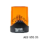 Lampara Destellante LED VDS, 12/ 24/ 230 Volts