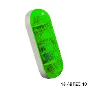 Lampara Micro Flash, con lente Verde 12/24Vdc, 24Vac, Luz Intermitente
