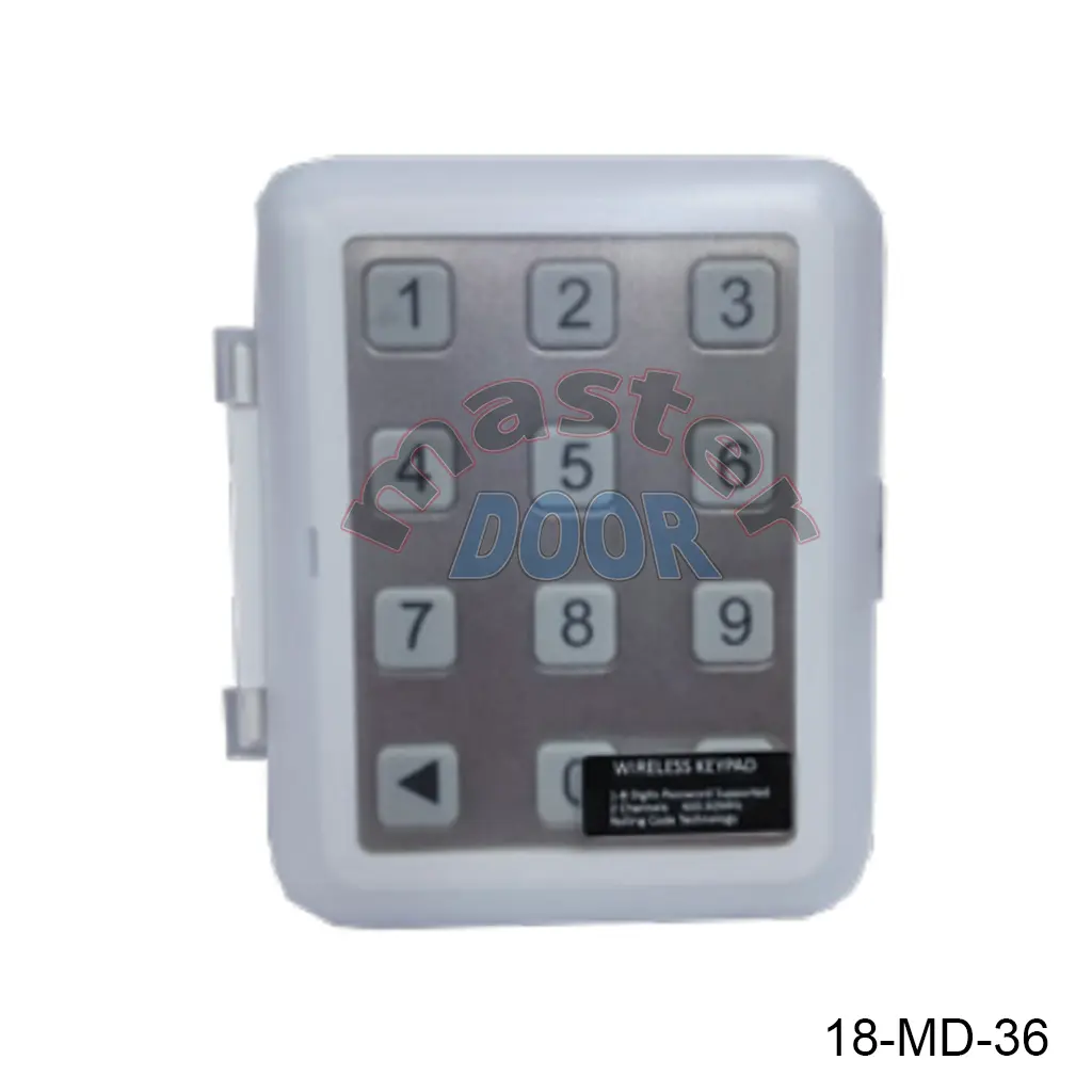 [18-MD-36] Llave digital / Teclado Inalámbrico F433, 2C, 8-Digitos, Rectangular, para Speed y otros (WK01)