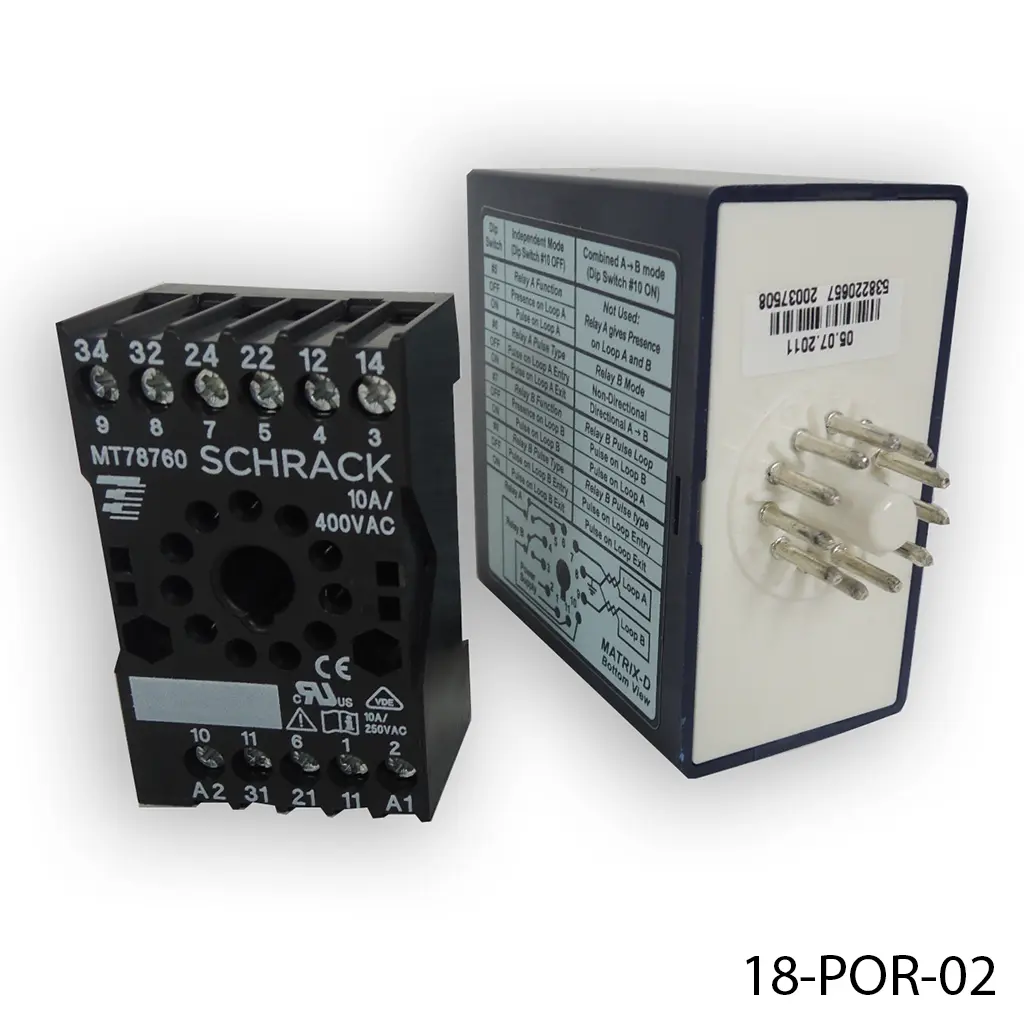 [18-POR-02] Loop Detector Doble Matrix S 12-24V