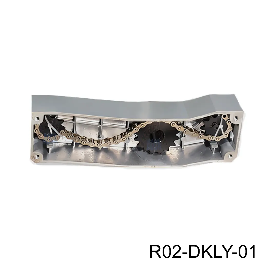 [R02-DKLY-01] Modulo de Traccion con 3 Sprocket y su base para Op. de cadena DKL400Y