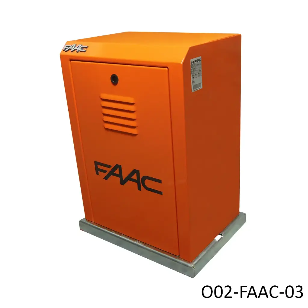[O02-FAAC-03] Operador FAAC-884 T, 220V, 3F, capacidad de arrastre 3500kg. Incluye Tarjeta, Piñón Z-16.
