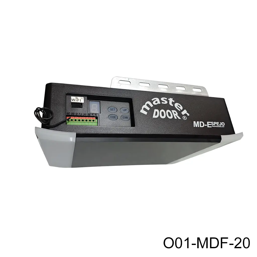 [O01-MDF-20] Operador MD-ESPEJO SIN Riel "C" para cadena y banda, CON Mitad de carro residencial