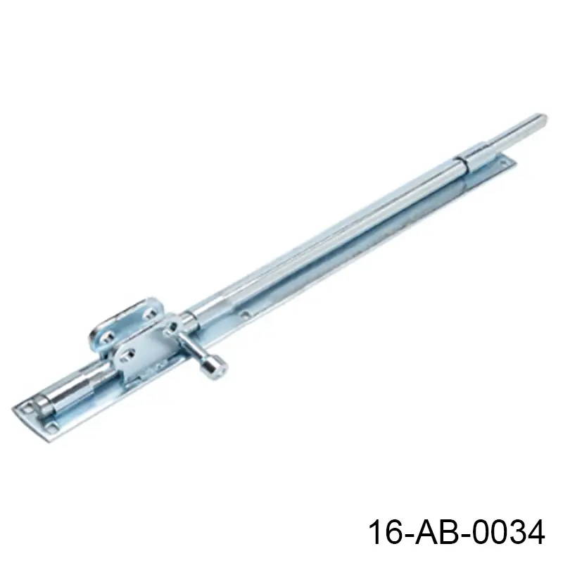 Pasador vertical galv. 420mm, Ø16mm, tiene orificios Ø10mm para candado, tipo redondo. A-298.12x420