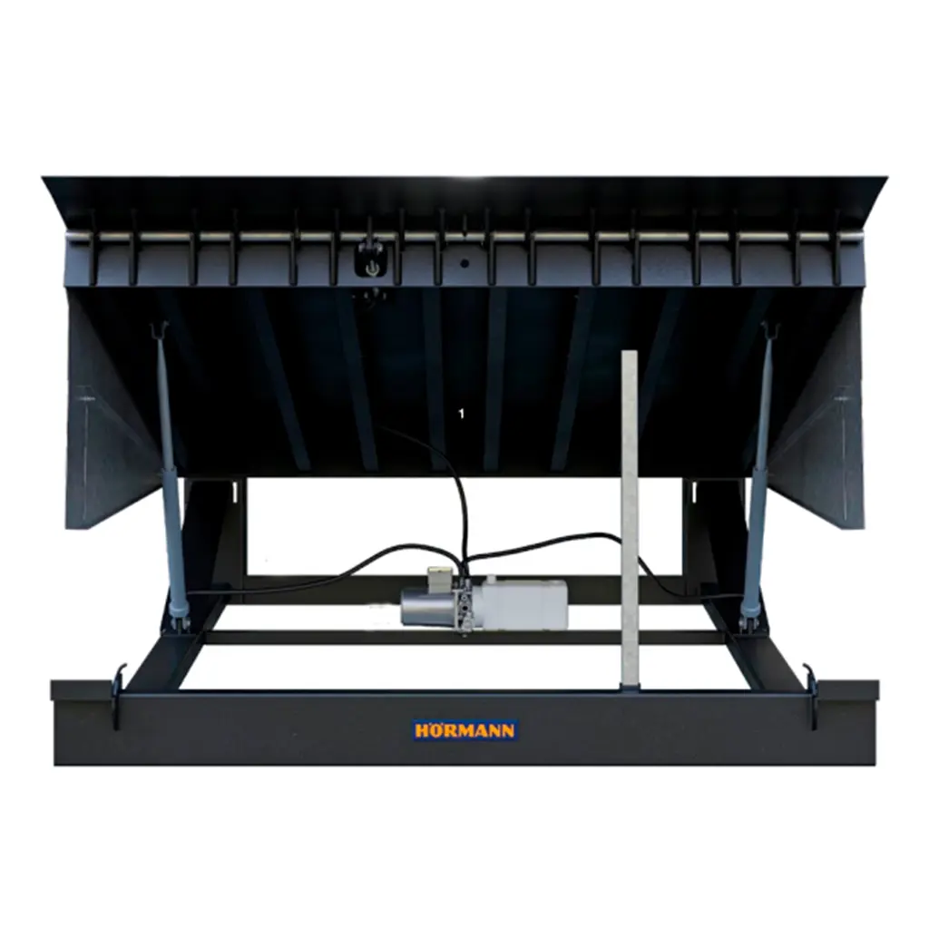 Rampa Hidráulica Horman HLS 6'x8', 30,000 libras, elevación hasta un 12%. Automatismo ElectroHidraulico 220 volts Trifasico. Incluye Cuadro de Maniobras M.42OS