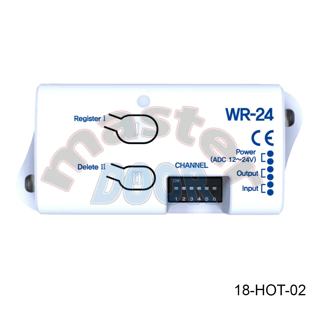 [18-HOT-02] Receptor WR-24, compatible con Boton / Interruptor de pared WT-400 .