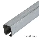 Riel Superior Grande para carretilla XL, 6mts, 3.0mm exp. (57mm ancho x 67mm alto).