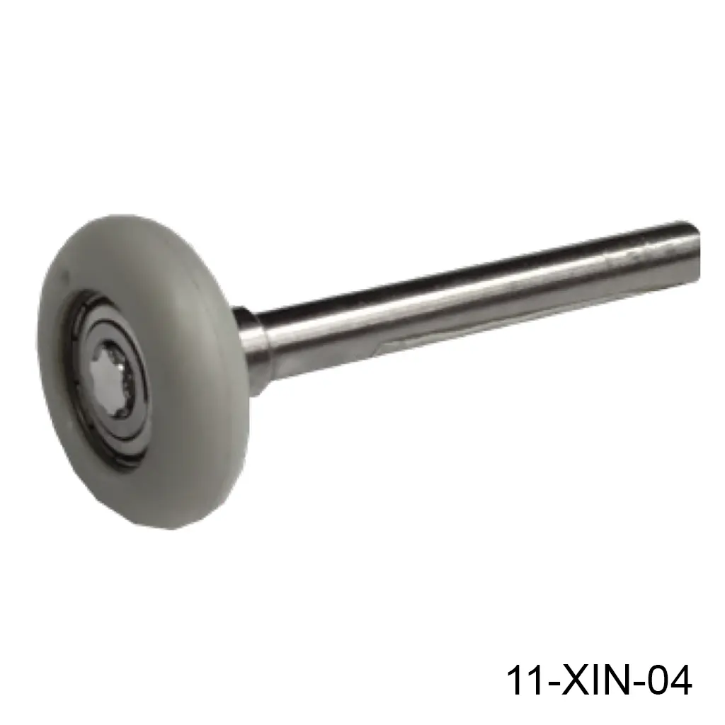 [11-XIN-04] Rodaja Embalerada de 2", con zinc, zanco corto de 4". Balero Sellado para mas peso y ciclos