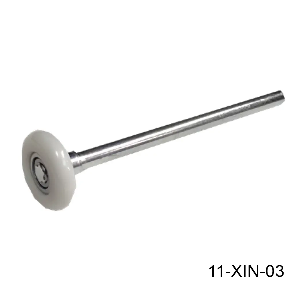 Rodaja Embalerada de 2", con zinc, zanco largo de 7"