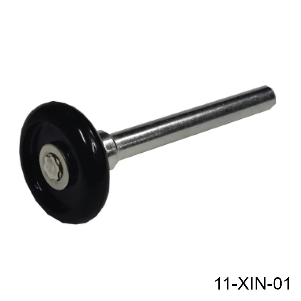 Rodaja de Plastico de 2", zanco corto 4", No lleva balero