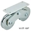 Rueda con base doble para 1100kg "U" 120mm Europea