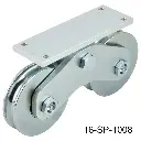 Rueda con base doble para 1700kg "U" 160mm Europea