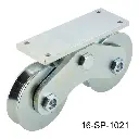 Rueda con base doble para 1900kg "V" 200mm Europea