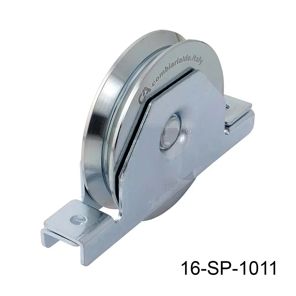 Rueda con base para 100kg "V" 60mm Europea