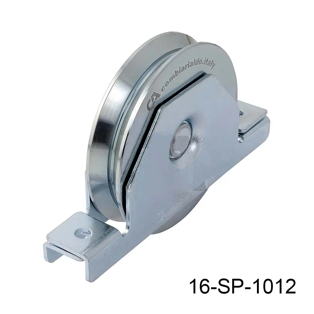 [16-SP-1012] Rueda con base para 160kg  "V"  80mm Europea