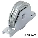 Rueda con base para 180kg "U" 90mm Europea