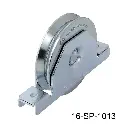 Rueda con base para 180kg  "V"   90mm Europea