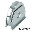 Rueda con base tipo ceja para 160kg  "V"  80mm Europea