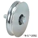 Rueda sin base de 180kg "U" 90mm Europea