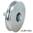 Rueda sin base de 300kg "U" 120mm Europea