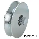 Rueda sin base de 500kg "V" 160mm Europea