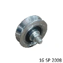Rueda sin base de 80kg  "V" 50mm Europea