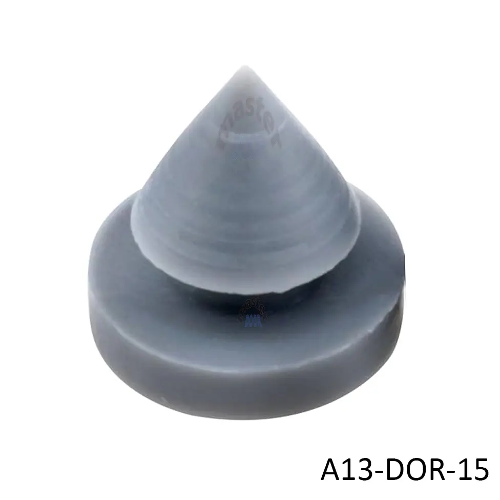 [A13-DOR-15] Silenciador, hule, 307D, para Marco Metalico salida de Emergencia, Dor