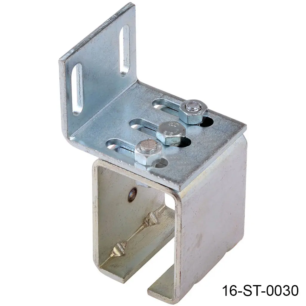 [16-ST-0030] Soporte "L" para sujetar Riel Superior Grande, se sujeta hacia un costado / Pared.