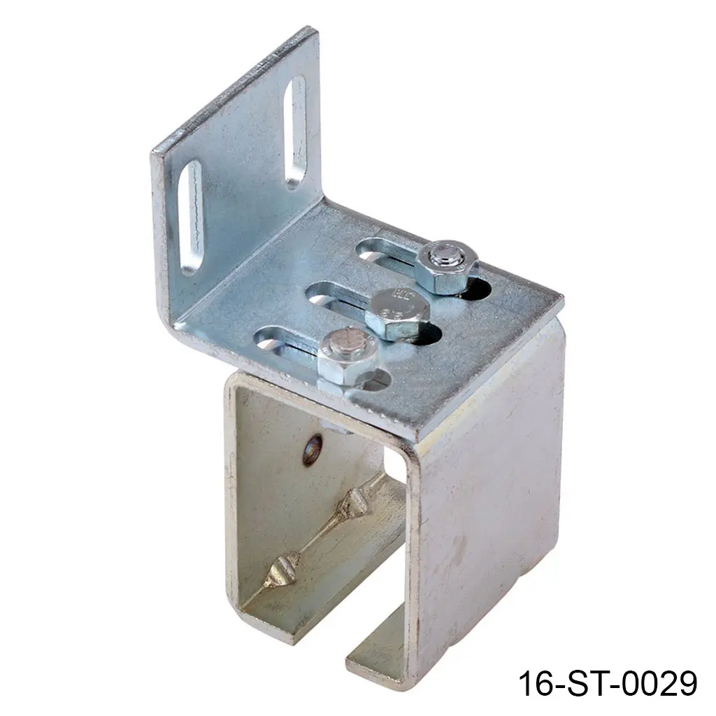 Soporte "L" para sujetar Riel Superior Mediano, se sujeta hacia un costado / Pared.