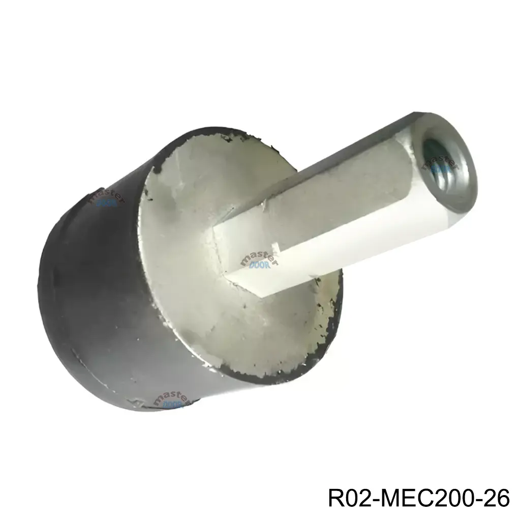 [R02-MEC200-26] Soporte con goma, para sujetar cubierta del MEC-200..pieza