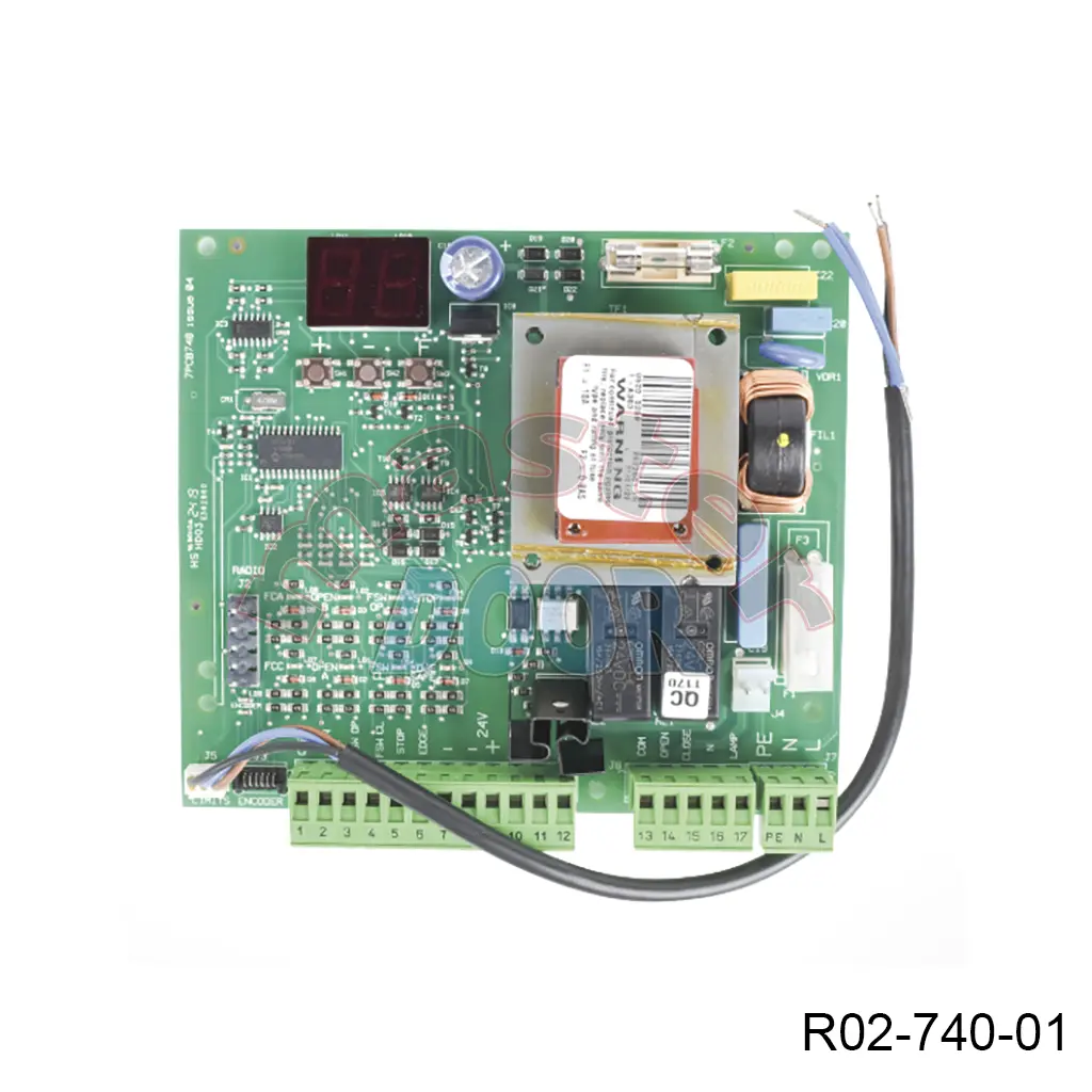 [R02-740-01] Tarjeta Electronica JA-383/740D para Op. Blizzard 500/900, FAAC 740/741, 120V.