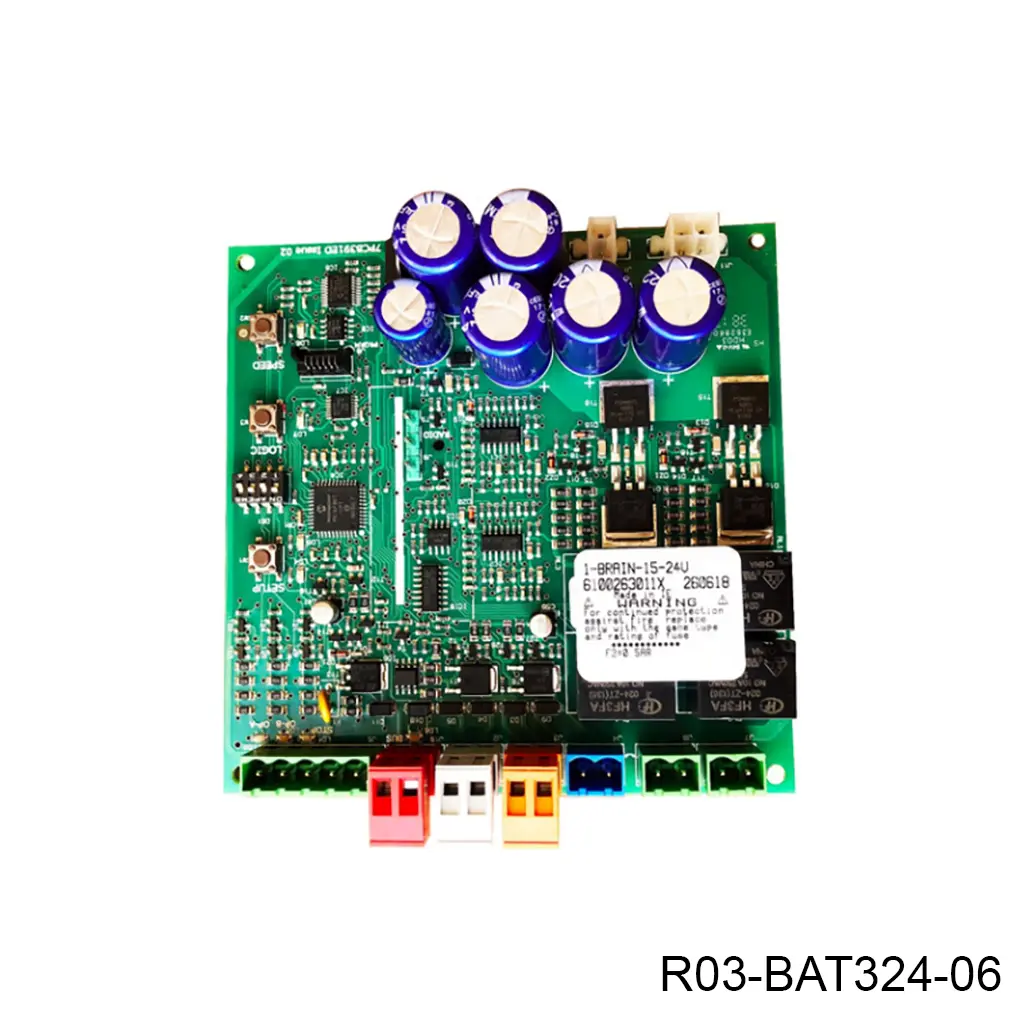 Tarjeta Electronica BRAIN-15 para BAT-300 / ROLLER A 24VCD