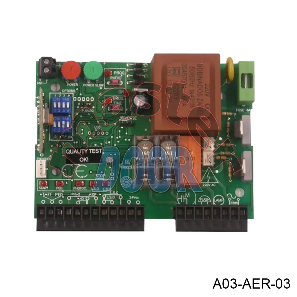 Tarjeta Electronica Mod. 1H4 para Op. Corredizo a 220V. Aer