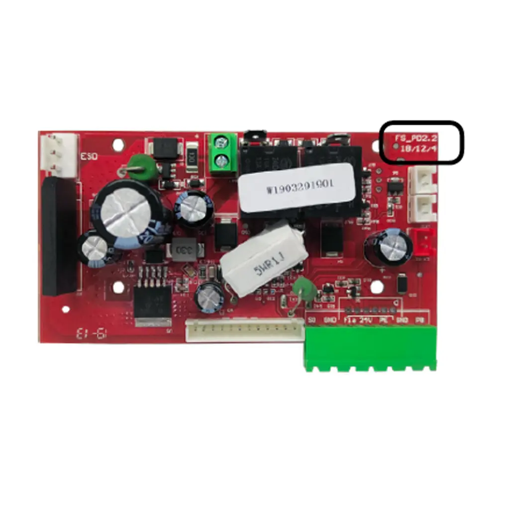 Tarjeta de Fuerza para Operador MDSpeed / Plus 002 con borne verde 7 entradas, (FS-PD-2.2), (MD05), compatible con tarjeta de control MD04 / MD08 / MD13 / MD14