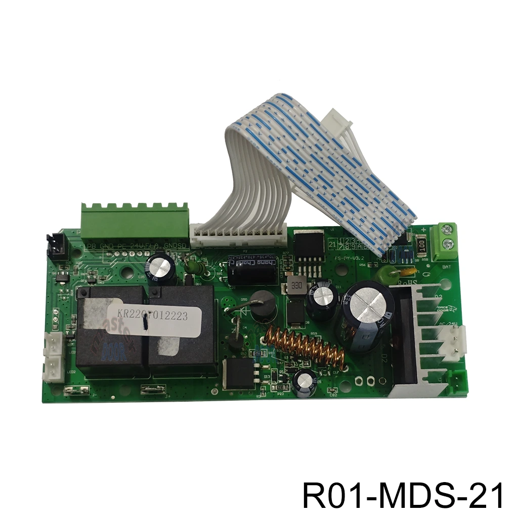 [R01-MDS-21] Tarjeta de Fuerza para Operador MDSpeed / Plus, Car 08-20-21 (FS-DY-V3.2) 2-Pin NV, (MD12), compatible con tarjeta de control MD04 / MD08 / MD13 / MD15.