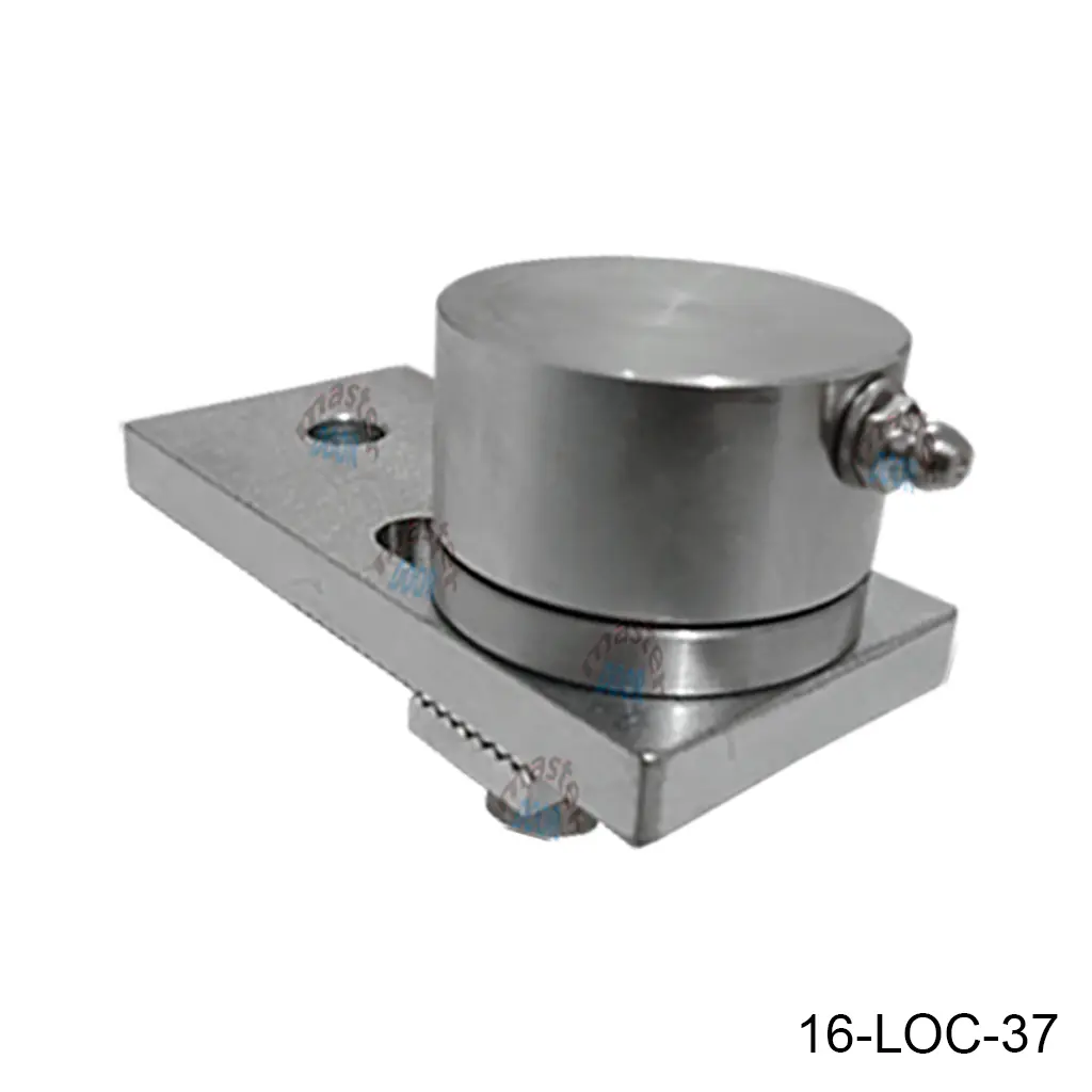 [16-LOC-37] Tejuelo Chico Z-CB-50, Ø48mm exterior, con tornillo ajustable por la parte inferior, 350kg carga en 3m, Acero Inox. Loc
