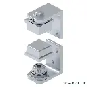 Tejuelo y Bivelo, forma cuadrada viene como juego, 36mm exterior, carga 250kg en 3m.