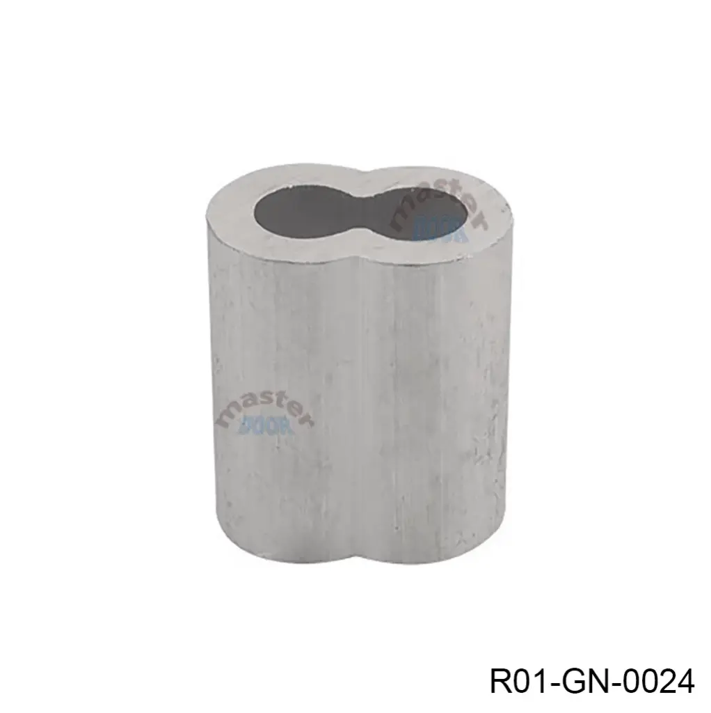 Terminal de aluminio doble para cable 3/16