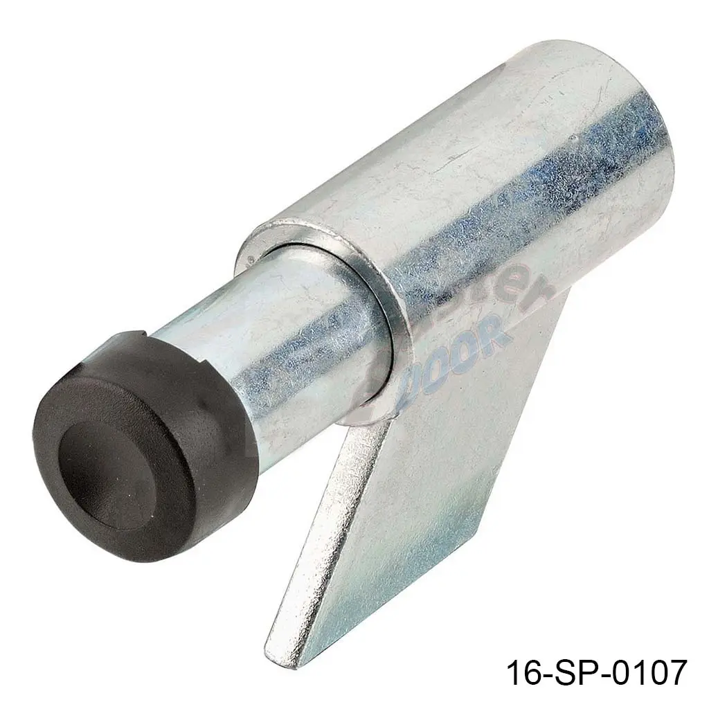 [16-SP-0107] Tope de piso con Amortiguación 120-147mm (27mm), 90mm alto, Ø38mm, 8mm exp.