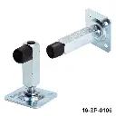 Tope de piso con Base, tiene 3 posiciones (Horizontal corta 54mm,  horizontal larga 168mm y vertical 130mm) Ø35mm M-386.