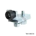 Tope para Riel Superior Grande, base 50mm, Plastico/hule 12mm