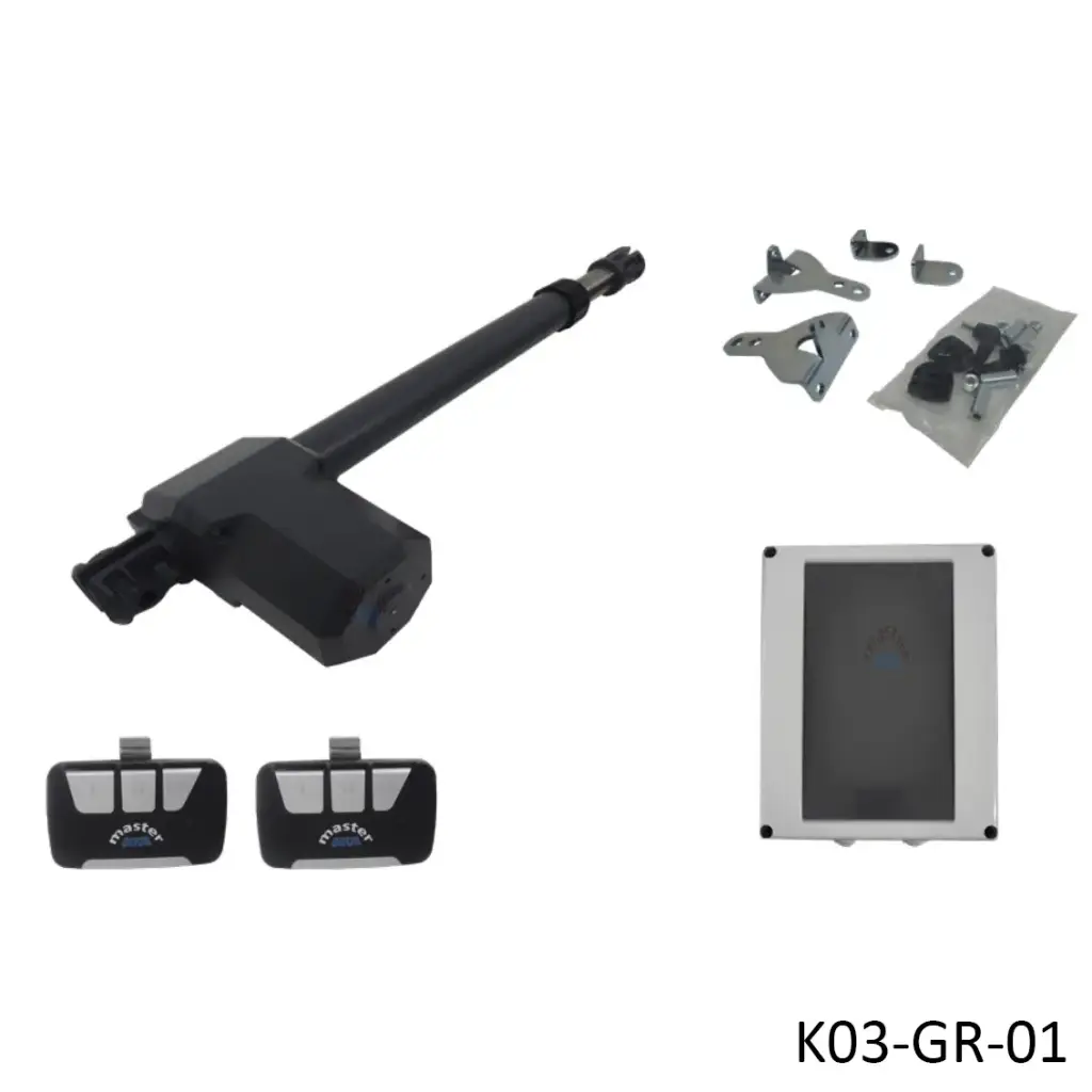 [K03-GR-01]Kit Pistones GR-300, 120V, para 1 hoja, con Receptor y 2 Control MD.
