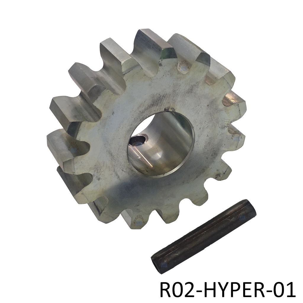 [R02-HYPER-01] Piñon de salida para Op. Hyperfor, P6, para cremallera 30x30mm
