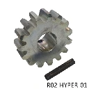 Piñon de salida para Op. Hyperfor, P6, para cremallera 30x30mm