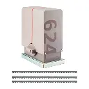 Kit cremallera LINCE 600KG, 120volt / 24VCD. Incluye 6m de cremallera y Batería de Respaldo