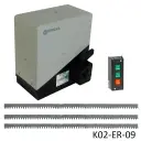 Kit Cremallera Toro-2500 INVRTER, 120 Volt Monofasico. Incluye 6m de cremallera Y Botonera PBS