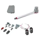 Kit Pistones 24VCD Temis Rapidos RC, 1-hoja RH, 120V / 24VCD, caja...Incluye Bateria de Respaldo