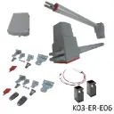 Kit Pistones 24VCD Temis Rapidos RC, 2-hojas, 120V / 24VCD, caja...Incluye Bateria de Respaldo